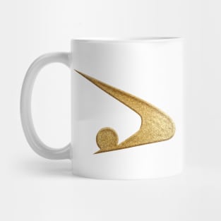 Akita Prefecture Symbol in Gold Faux Mug